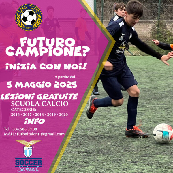 Lezioni Calcio Gratuite al futbol Talenti