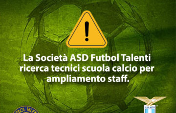 Ricerca allenatori scuola calcio a Roma