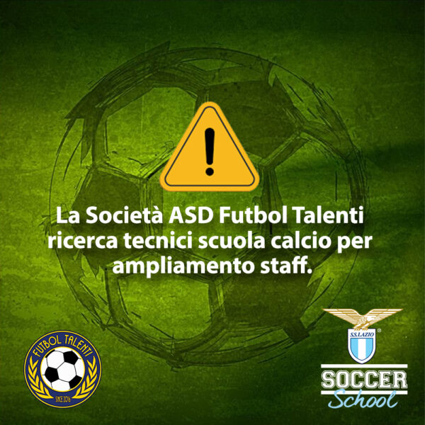 Ricerca allenatori scuola calcio a Roma